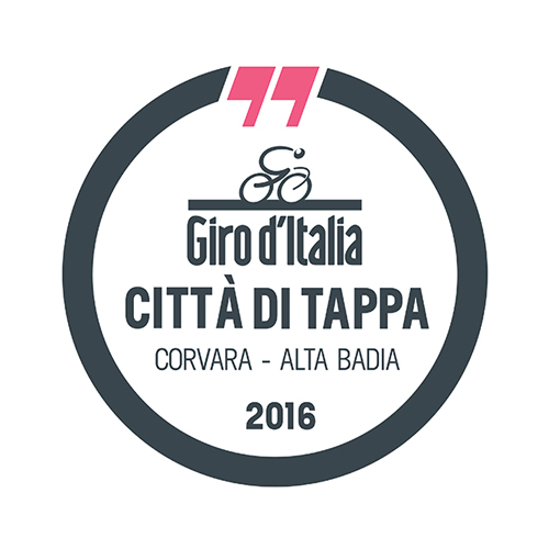 Logo Tappa Giro d'Italia a Corvara